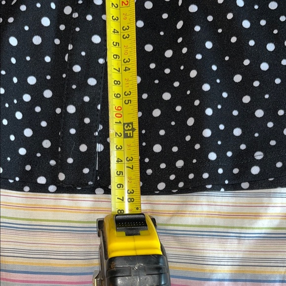 Shelby‎ and Palmer Black Polka Dot Short Sleeve Dress 8 - Picture 9 of 11